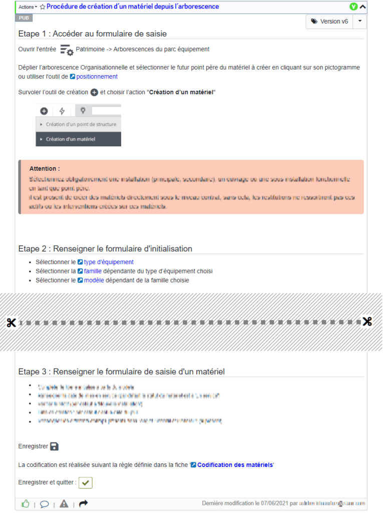 Extrait procédure